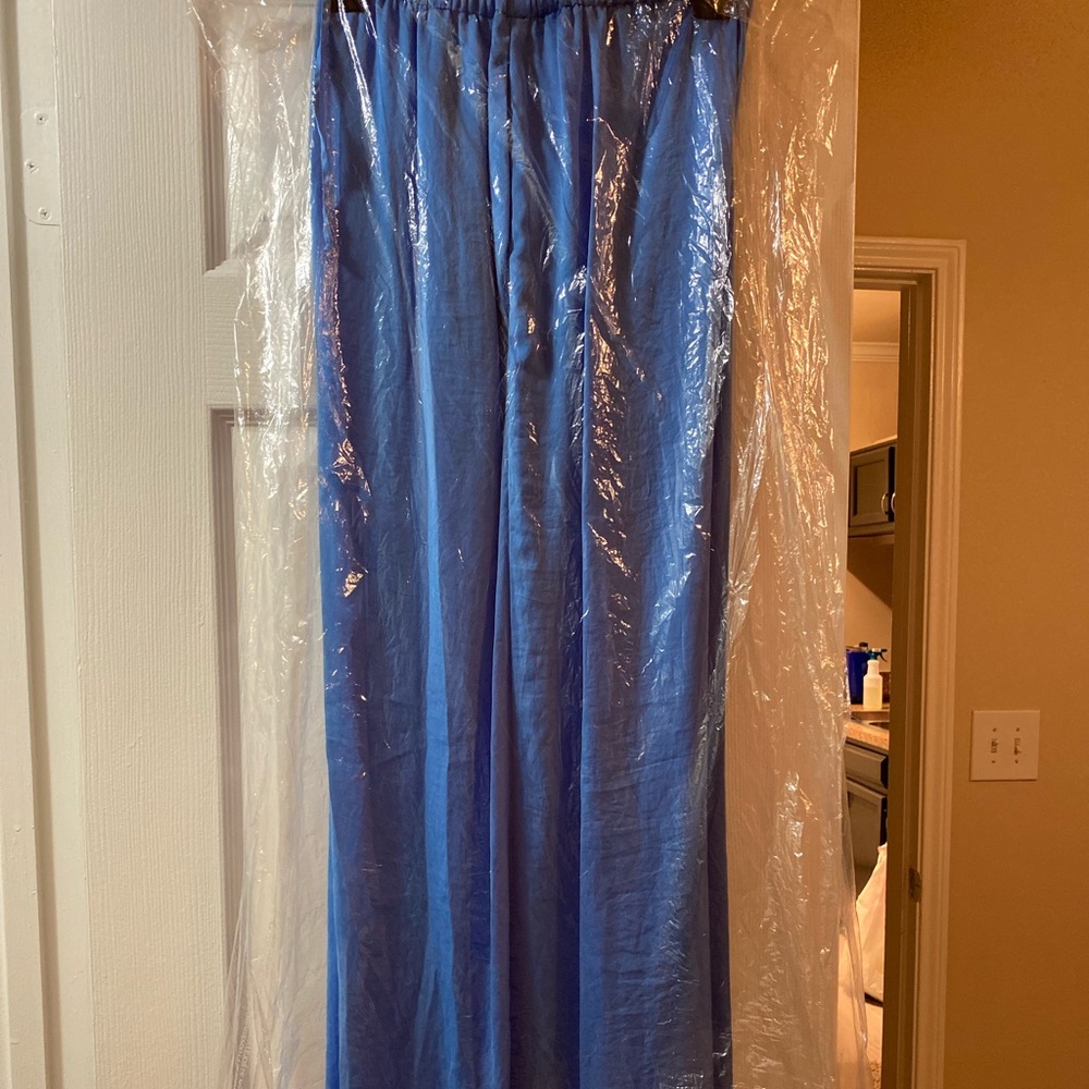 ZARA SILK DRAWSTRING PANTS